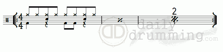Bass Drum Variation 123+4